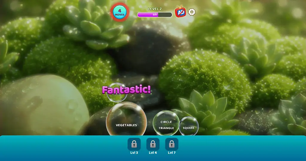 Bubble Word Jam Gameplay